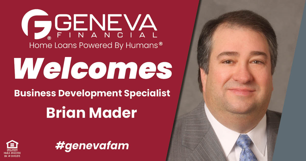 Geneva Financial Welcomes New Business Development Specialist Brian ...
