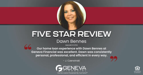 5 Star Review for Dawn Bennes, Licensed Mortgage Branch Manager with Geneva Financial, Winter Garden, FL – Home Loans Powered by Humans®.