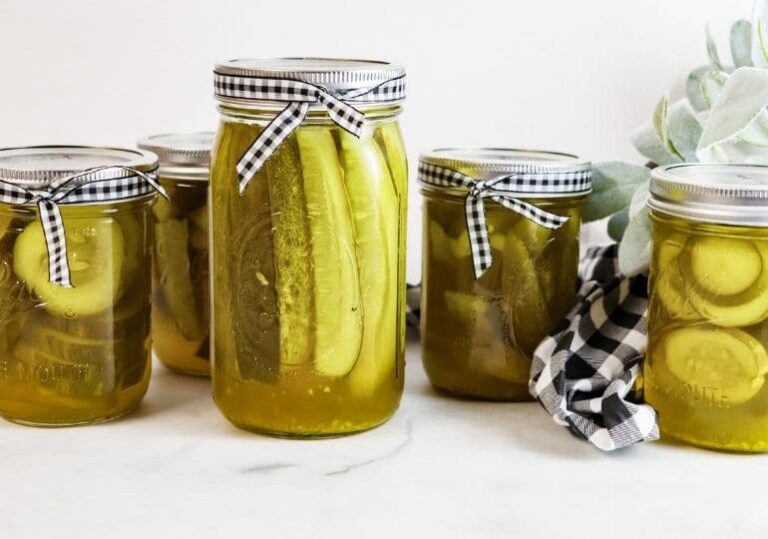 Homemade Crunchy Dill Pickles - Home By Geneva