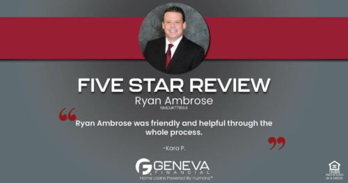 5 Star Review for Ryan Ambrose, Licensed Mortgage Branch Sales Manager with Geneva Financial, Brunswick, Ohio – Home Loans Powered by Humans®.