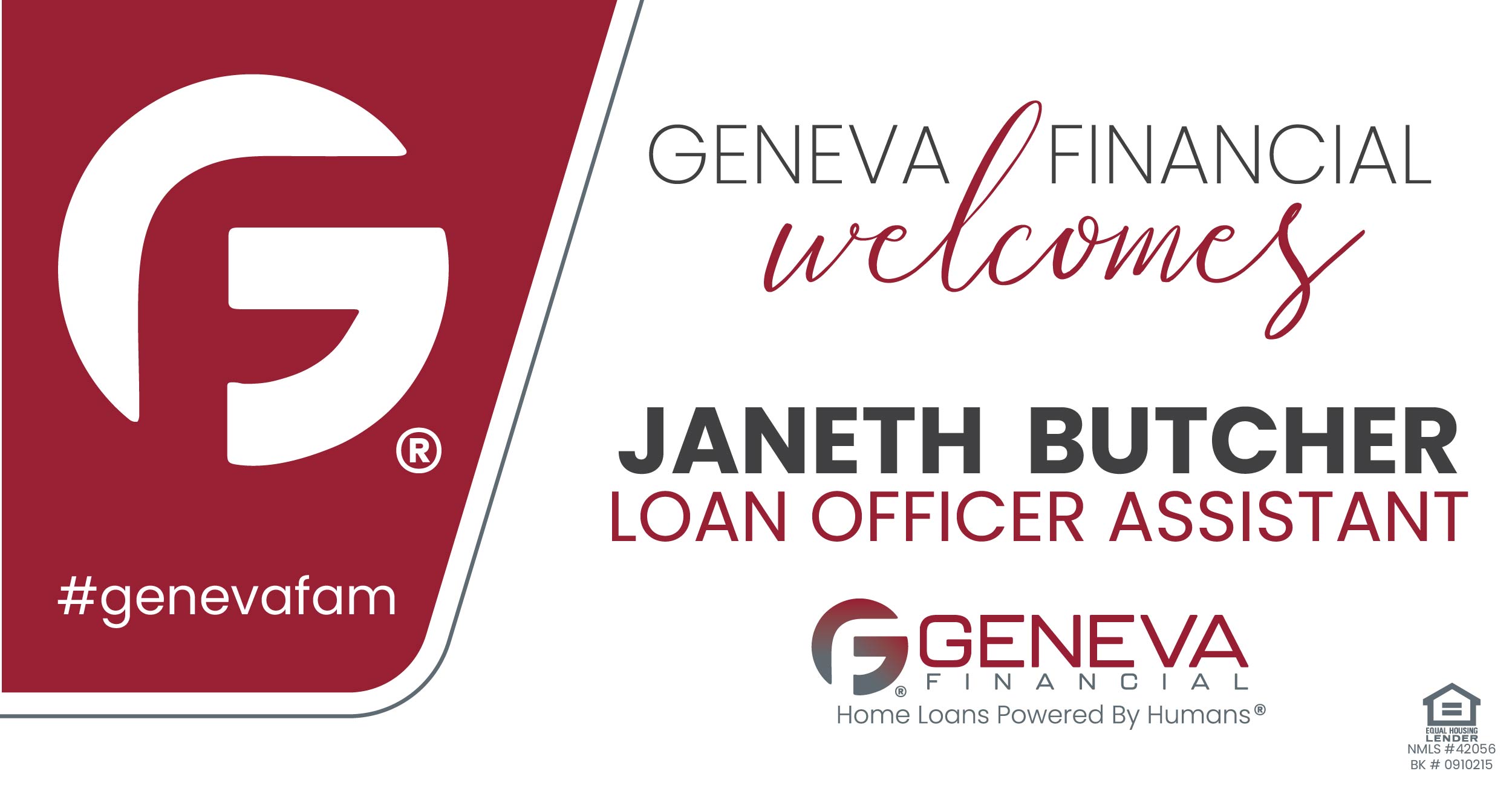 Geneva Financial Welcomes Loan Officer Assistant Janeth Butcher to St. Louis, Missouri – Home Loans Powered by Humans®.