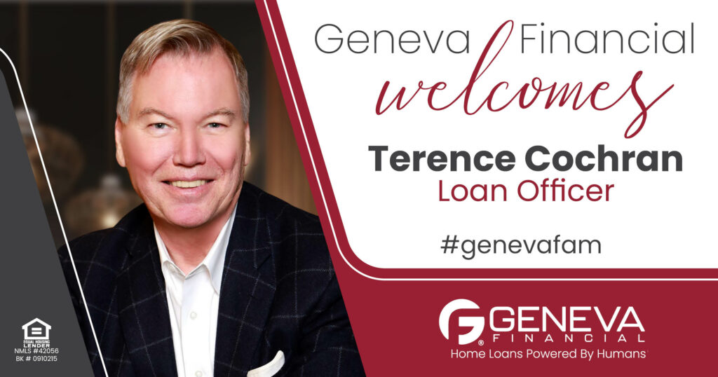 Geneva Financial Home Loans Welcomes Loan Officer Terence Cochran to St. Louis, Missouri Market – Home Loans Powered by Humans®.