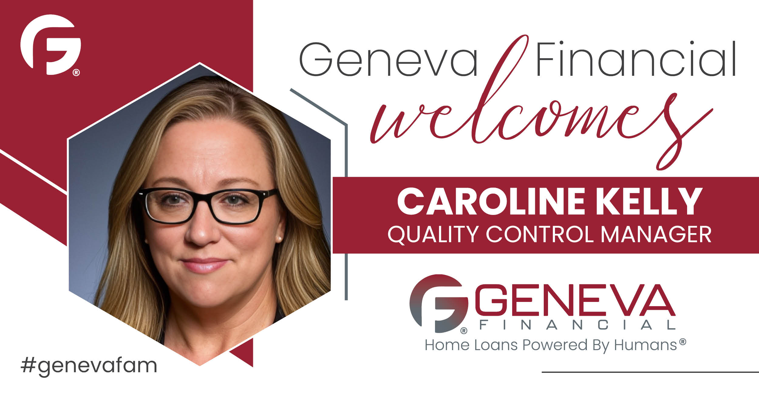 Geneva Financial Welcomes New Quality Control Manager Caroline Kelly to Geneva Corporate – Home Loans Powered by Humans®.