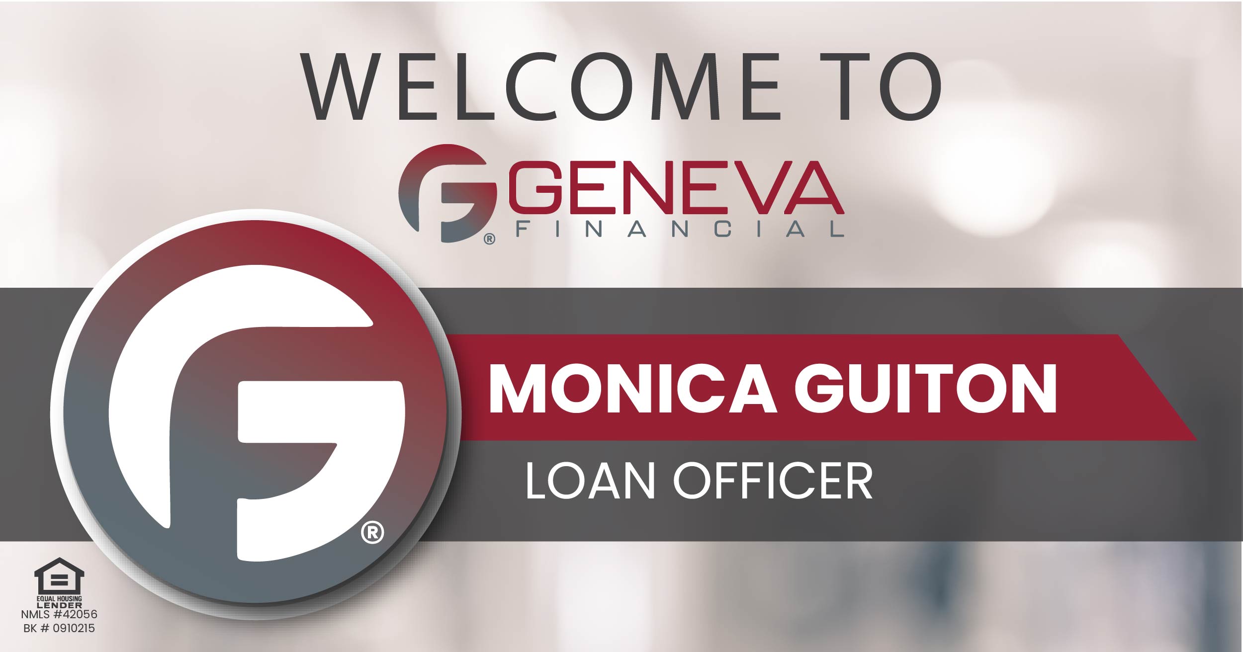 Geneva Financial Welcomes New Loan Officer Monica Guiton to California market – Home Loans Powered by Humans®.