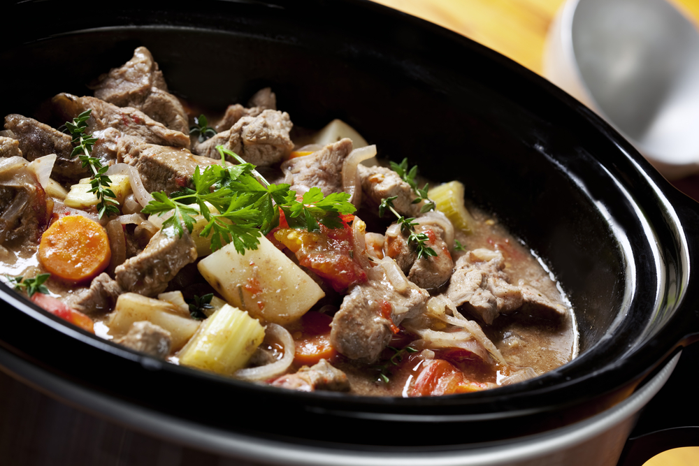 Beef stew in crock pot