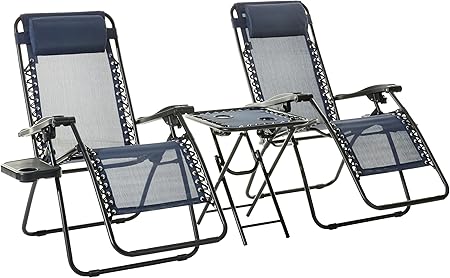 Amazon Basics Outdoor Mesh Lounge Chair