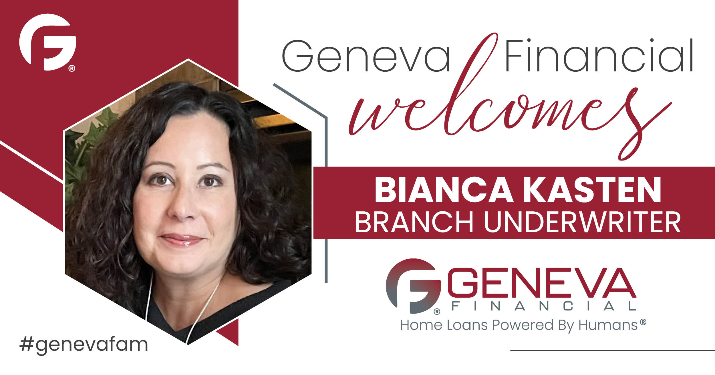 Geneva Financial Welcomes Underwriter Bianca Kasten to Wyoming Market – Home Loans Powered by Humans®.