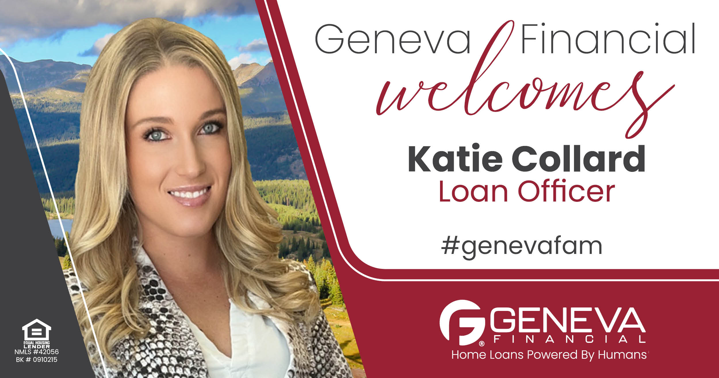 Geneva Financial Welcomes Loan Officer Katie Collard to Cheyenne, Wyoming Market – Home Loans Powered by Humans®.