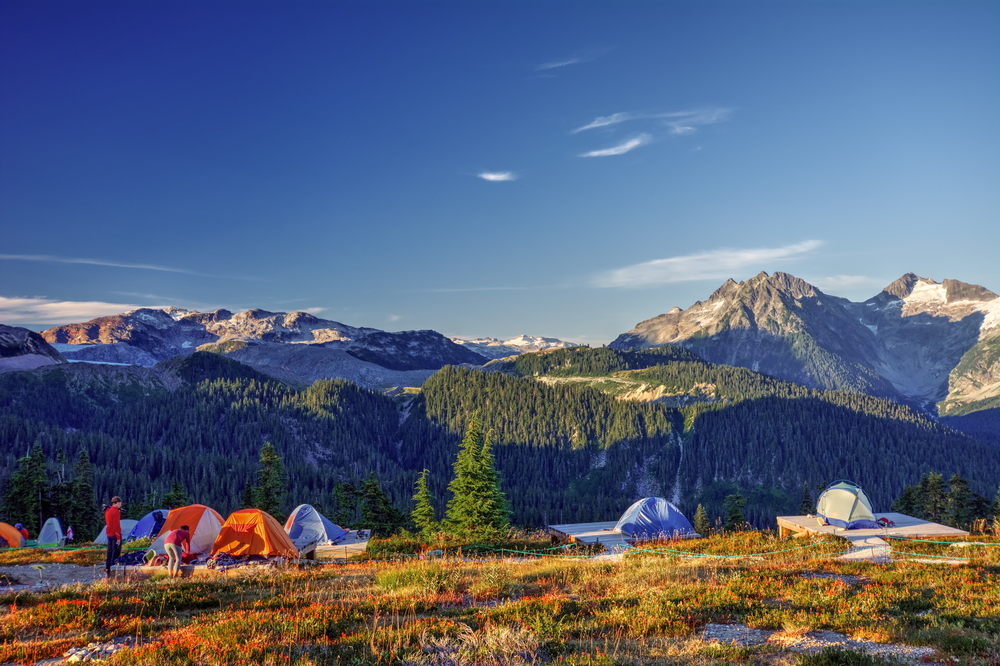 Campsite in Yosemite